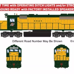 Athearn ATH72199 HO EMD GP38-2, DCC Sound Ready, Chicago & North Western #4628