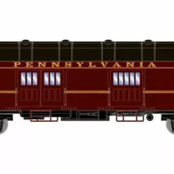 Athearn ATH73028 HO RTR Harriman 60ft Arch Roof Baggage, Pennsylvania Railroad #377
