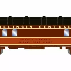Athearn ATH73032 HO RTR Harriman 60ft Arch Roof RPO, Illinois Central #99