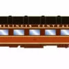 Athearn ATH73033 HO RTR Harriman 60ft Arch Roof Coach, Illinois Central #2121