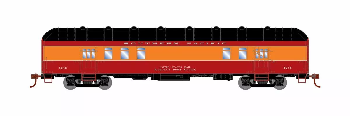 Athearn ATH73035 HO RTR Harriman 60ft Arch Roof RPO, Southern Pacific #4245