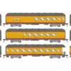 Athearn ATH73037 HO RTR Harriman 60ft Arch Roof Set, Union Pacific 3-Pack