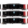 Athearn ATH7474 HO RTR Thrall High Side Gondola, David J Joseph Co. 3-Pack #3