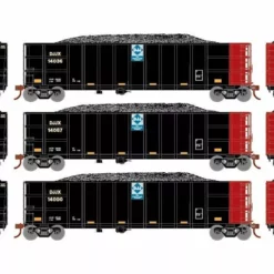Athearn ATH7474 HO RTR Thrall High Side Gondola, David J Joseph Co. 3-Pack #3