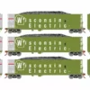 Athearn ATH7488 HO RTR Thrall High Side Gondola, Wisconsin Electric 3-Pack #1