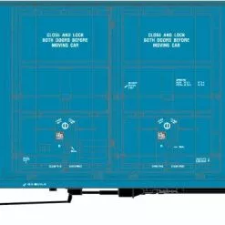 Athearn 75321 HO 60ft Gunderson Double Door High-Cube Box Car Lancaster & Chester #607