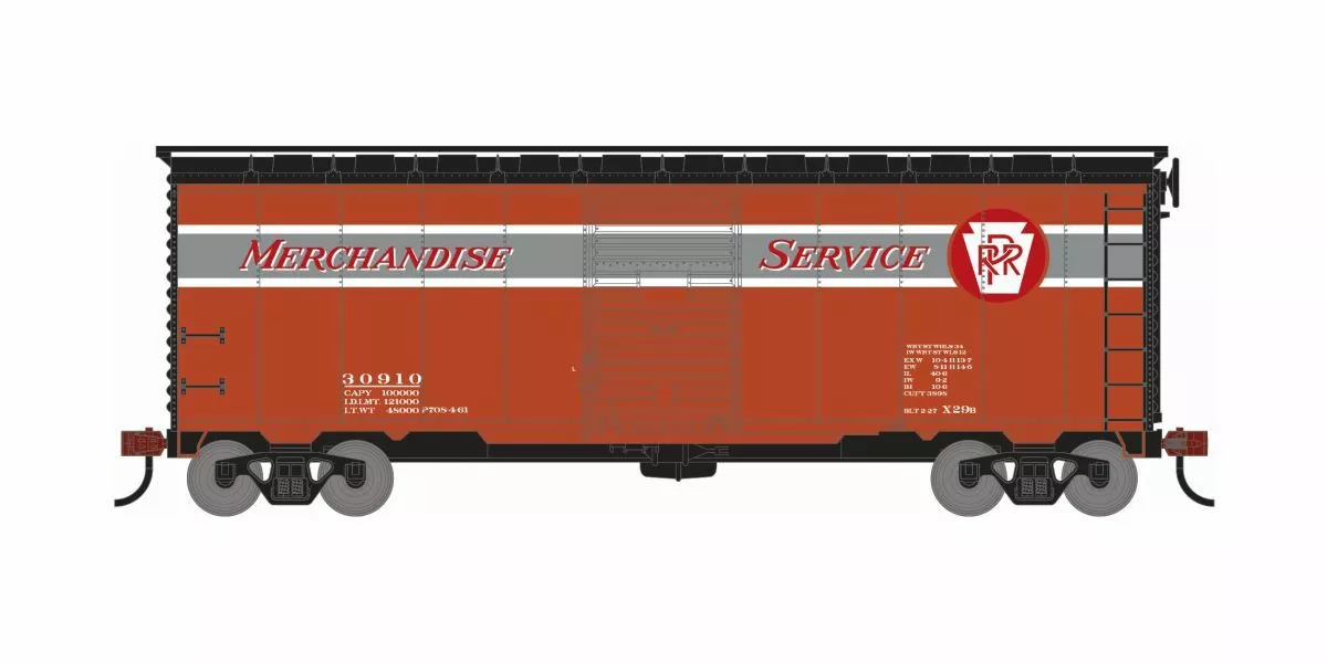 Athearn ATH75344 HO 40ft Boxcar, Pennsylvania Railroad #30962