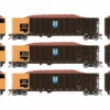 Athearn ATH7665 HO Thrall High Side Gondola With Load, David J Joseph 3-Pack #1