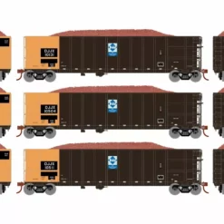 Athearn ATH7665 HO Thrall High Side Gondola With Load, David J Joseph 3-Pack #1