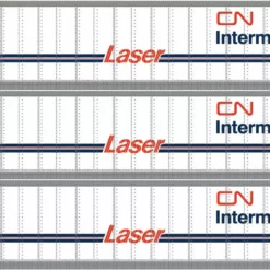 Athearn ATH7691, N Scale 48ft Container, CRNU #280203, 280216, 280234, 3-Pack