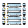 Athearn ATH25087 N Bethgon Coalporter 5-Pack, Data Only Silver