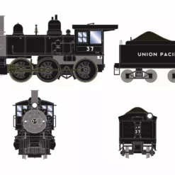 Athearn ATH87248 HO 2-6-0 Mogul, Standard DC, Union Pacific #40