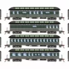 Athearn ATH84842 HO 50ft Old Time Overland Passenger Set, Union Pacific