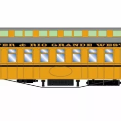 Athearn ATH84843 HO 50ft Old Time Overland Coach, Rio Grande #302