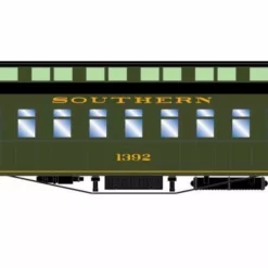 Athearn ATH84858 HO 50ft Old Time Overland Coach, Southern #1392