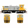 Athearn ATH86748 HO RTR EMD SW1000, Standard DC, VIA Rail Canada #203