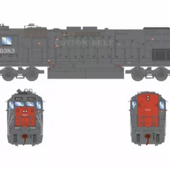 Athearn ATH86978 HO EMD SD45T-2, Econami DCC Sound, Cotton Belt #9383