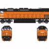 Athearn ATH86883 HO EMD SD45T-2, Standard DC, Bessamer & Lake Erie #905