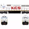 Athearn ATH87228 HO EMD SD40, Standard DC, Kansas City Southern #636