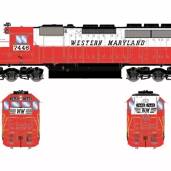 Athearn ATH87329 HO EMD SD40, Tsunami2 DCC Sound, Western Maryland #7446