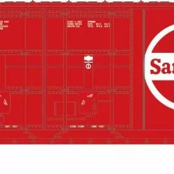 Athearn 88196 HO 50ft High Cube Double Plug Door Box Car Santa Fe #151718
