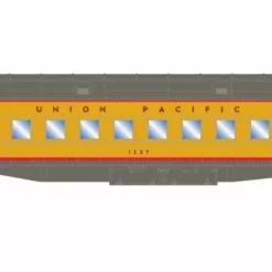 Athearn ATH88217 HO Heavyweight Clerestory Coach, Union Pacific #1227
