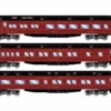 Athearn ATH88231 HO Heavyweight 3-Pack Diner/Coach/Observation, Canadian Pacific