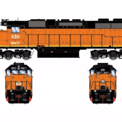Athearn ATH88939 HO RTR EMD SD38, Soundtraxx Econami DCC Sound, Bessemer & Lake Erie #867