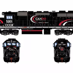Athearn ATH88641 HO RTR EMD SD38, Standard DC, CanDo Rail Services #5201