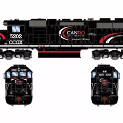Athearn ATH88942 HO RTR EMD SD38, Soundtraxx Econami DCC Sound, CanDo Rail Services #5202