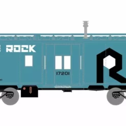 Athearn ATH90327 HO Bay Window Caboose, Rock Island #17201