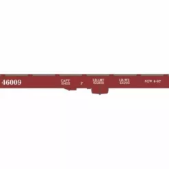 Athearn ATH97847 HO RTR 60ft Flat Car, Chicago & Eastern Illinois #46011