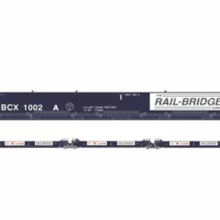 Athearn ATH98927 HO RTR Maxi I Well Cars, RBCX #1010 5-Pack