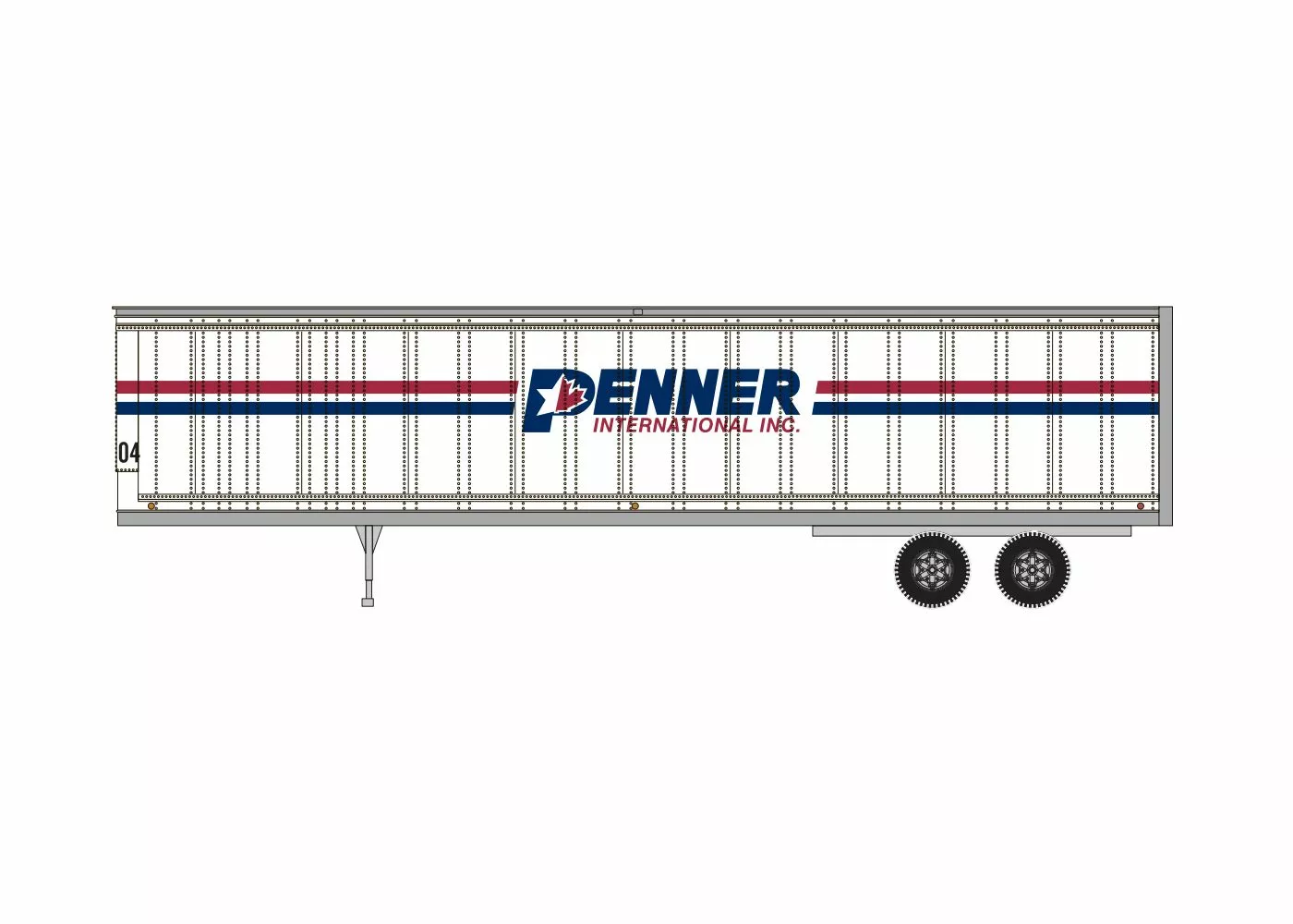 Athearn ATH15522 HO RTR 45ft Trailer, Penner #6607