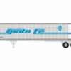 Athearn ATH16086 HO RTR 45ft Fruehauf Z-Van Trailer, Santa Fe #253455