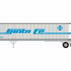 Athearn ATH16086 HO RTR 45ft Fruehauf Z-Van Trailer, Santa Fe #253455