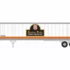 Athearn ATH16093 HO RTR 45ft Fruehauf Z-Van Trailer, Southern Pacific #250170