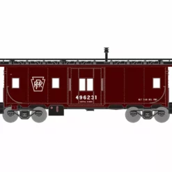Athearn ATH24321 N Bay Window Caboose, Pennsylvania Railroad #496231
