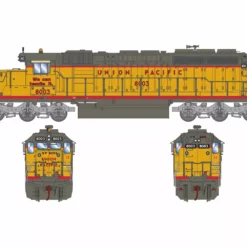 Athearn ATH72003 HO RTR EMD SD40-2, Standard DC, Union Pacific #8019