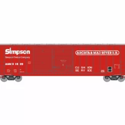 Athearn ATH17262 N 50ft FMC Offset DD Boxcar, Arcata & Mad River #1078