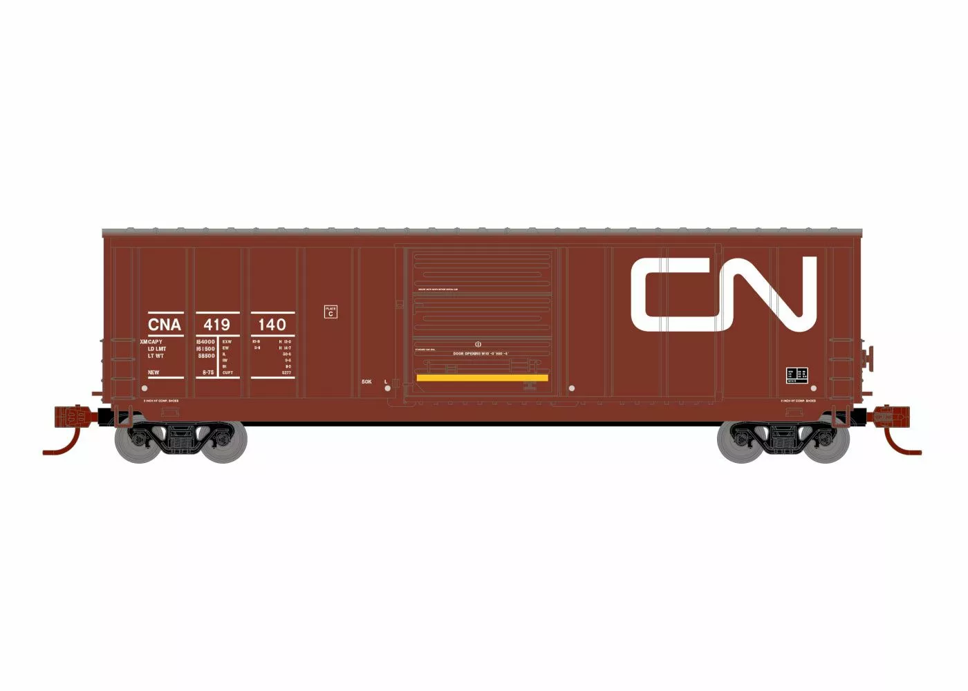 Athearn ATH2335 N 50ft PS 5277 Boxcar, Canadian National #419140