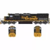 Athearn ATH72171 HO RTR EMD SD40T-2, Econami DCC Sound, Rio Grande #5344