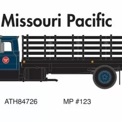 Athearn ATH84726 HO Ford F-850 Stakebed, Missouri Pacific #123