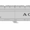 Athearn Genesis ATHG15428 HO ACF 4600 3-Bay Hopper, Akron Canton & Youngstown #470