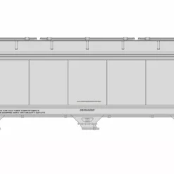 Athearn ATH8482 N ACF 4600 Covered Hopper, ACFX #49536