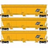 Athearn ATH8493 N ACF 4600 Covered Hopper, Chicago Northwestern 3-Pack