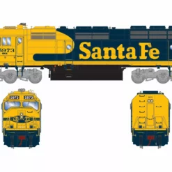 Athearn Genesis ATHG18370 HO EMD F45u, Tsunami2 DCC Sound, Santa Fe MKM #5973