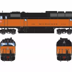 Athearn Genesis ATHG18386 HO EMD FP45, Tsunami2 DCC Sound, Milwaukee Road #3