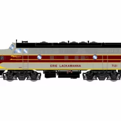 Athearn Genesis ATHG19355 HO EMD F7A, Standard DC, Erie Lackawanna #7121