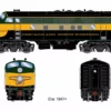 Athearn Genesis ATHG19669, HO Scale EMD F3A, Tsunami2 Sound & DCC, C&NW #4061-C